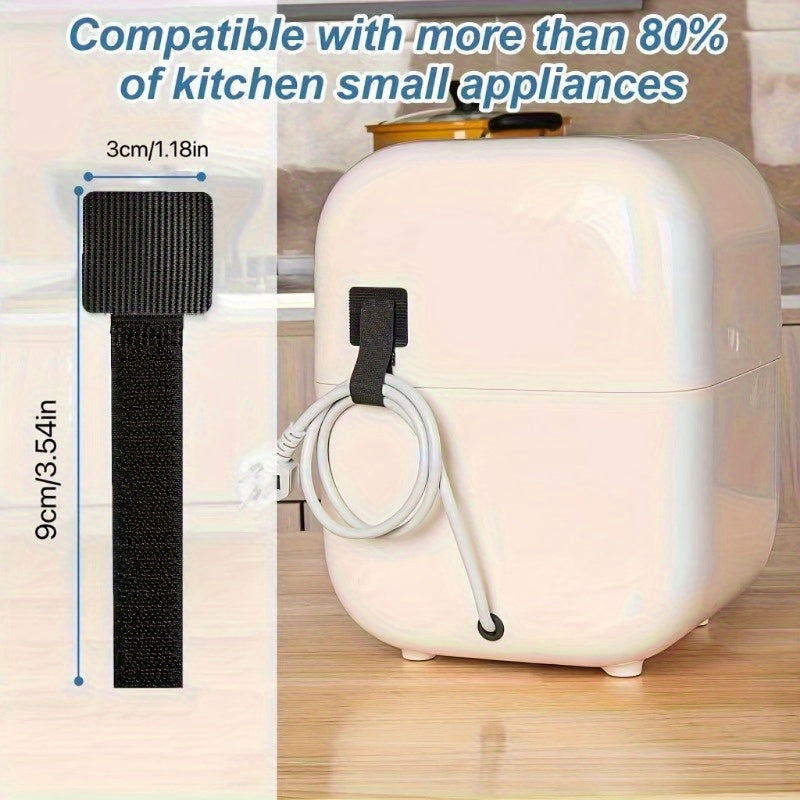 10 Pcs Premium Cord Organizers for Kitchen Appliances – Keep Mixer, Coffee Maker, Blender, Air Fryer, and Pressure Cooker Cords Neat and Tangle-Free - Hiccupzz