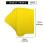 10 Pcs Yellow Double-Sided Greenhouse Sticky Traps – Catch Flying Insects Indoors & Outdoors - Hiccupzz