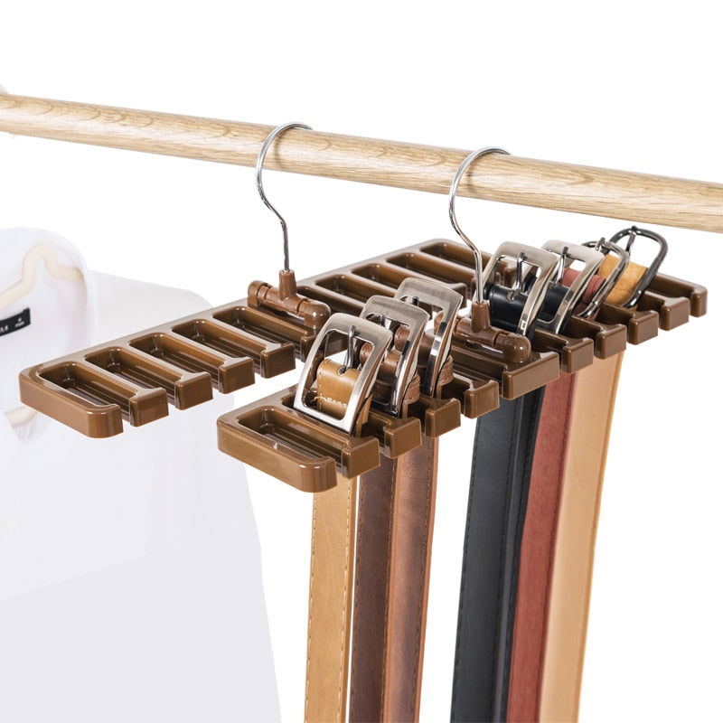 10 Slot Tie Belt Hanger - Hiccupzz