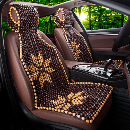 Breathable Car Wooden Bead Cushion Cool Pad Four Seasons Universal