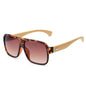 Wooden square sunglasses - Hiccupzz