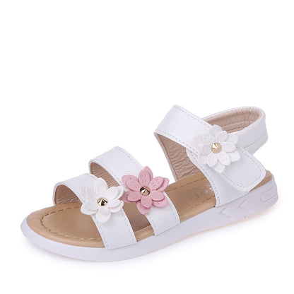 Children's Sandals Flower Princess Shoes Roman Shoes Baby Shoes - Hiccupzz