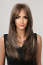 13*1" Full-Machine Wigs Synthetic Long Straight 22" - Hiccupzz