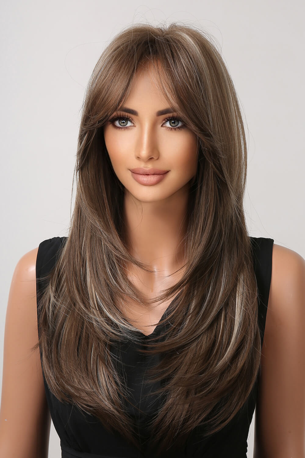 13*1" Full-Machine Wigs Synthetic Long Straight 22" - Hiccupzz