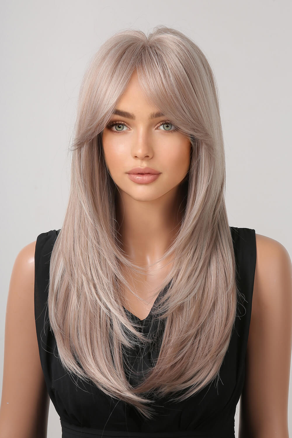 13*1" Full-Machine Wigs Synthetic Long Straight 22" - Hiccupzz