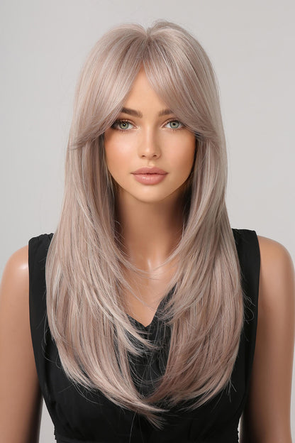 13*1" Full-Machine Wigs Synthetic Long Straight 22" - Hiccupzz