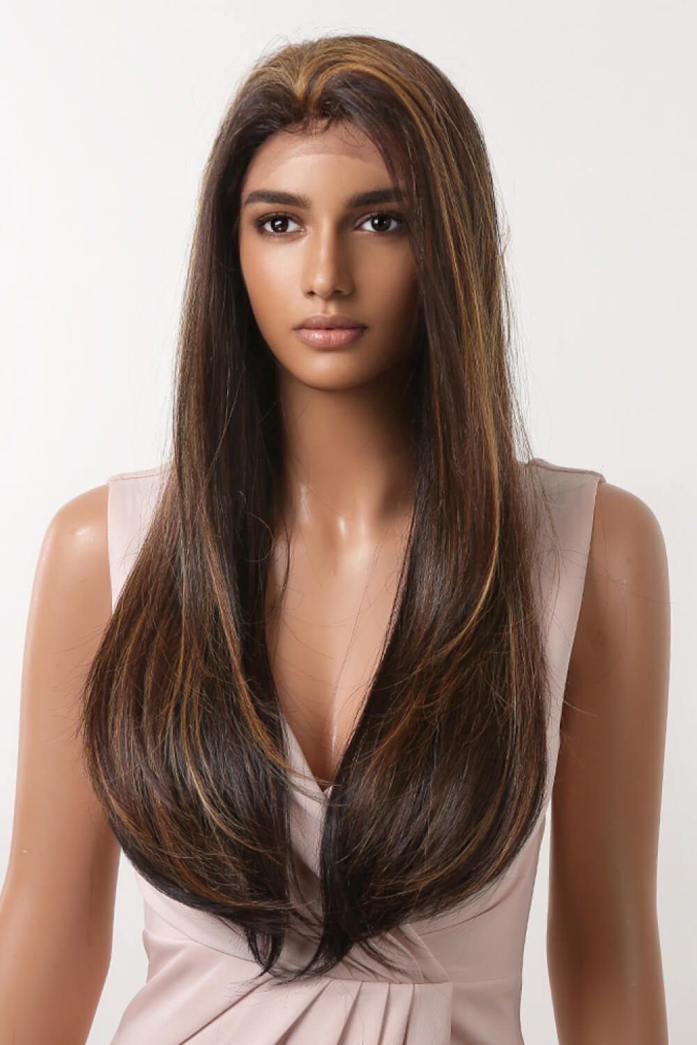 13*2" Lace Front Wigs Synthetic Long Straight 26" 150% Density - Hiccupzz
