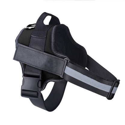 Personalized Dog Harness NO PULL Reflective Breathable Adjustable Pet Harness Vest For Small Large Dog Custom Patch Pet Supplies - Hiccupzz