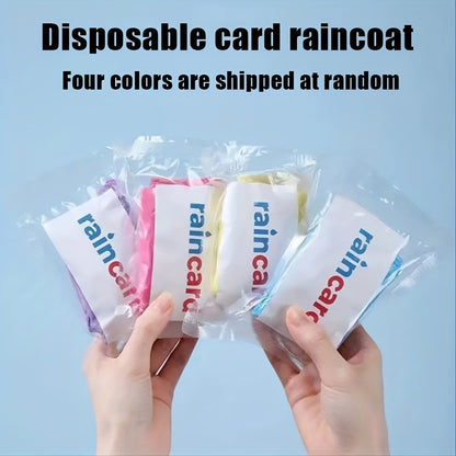 Portable Random Color Disposable Raincoat for Outdoor Travel - Hiccupzz