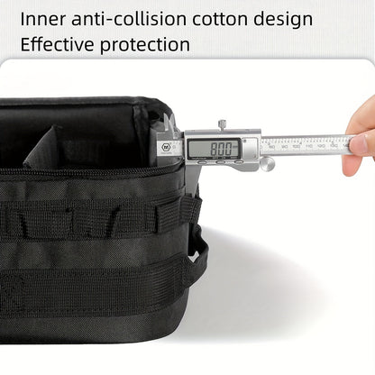 15L Large Capacity Outdoor Cooking Utensils Storage Bag with Picnic Pot & Gas Canister Holder - Hiccupzz
