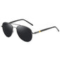 Polarized Sunglasses Men's Metal Sunglasses Color Film Sunglasses - Hiccupzz