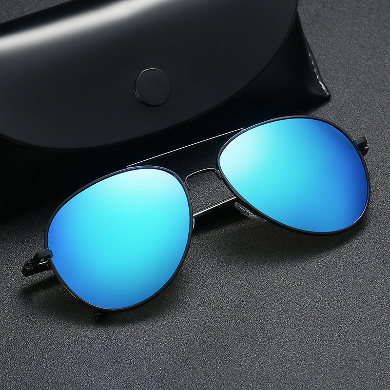 Polarized Sunglasses Men's Metal Sunglasses Color Film Sunglasses