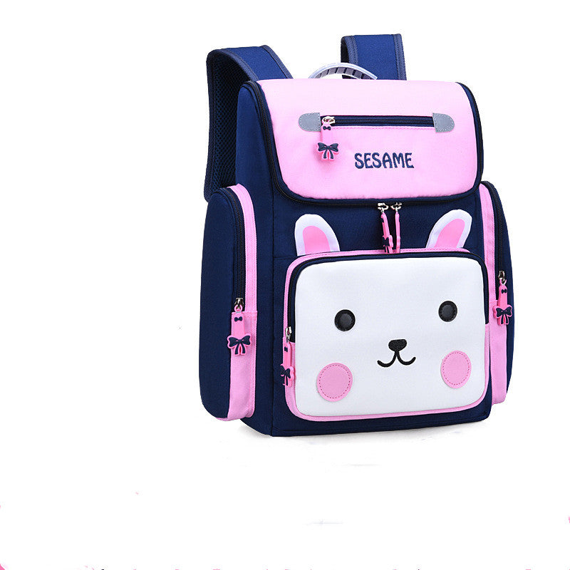 Cartoon Schoolbag Shoulders Lightweight Cute Children Waterproof Bag