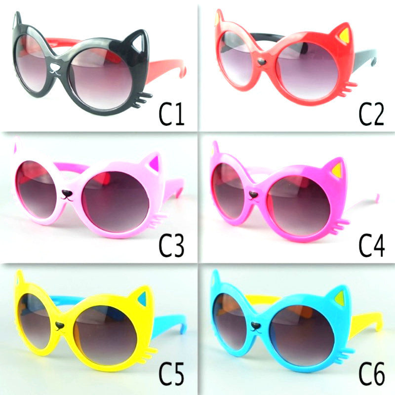 Fashion Cat Eye Children Sunglasses Gradient Color