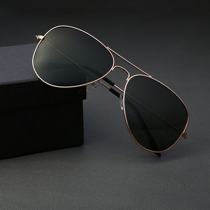 3025 Polarized Sunglasses Men And Women Double Beam Sunglasses Wholesale Outdoor Fishing Fashion Glasses Metal Toad Mirror - Hiccupzz