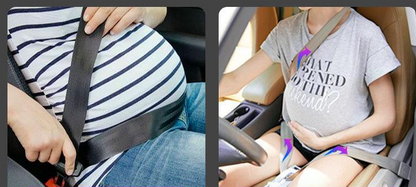 Car seat belt for pregnant women, car co-pilot special anti-stroke cover, pregnant driving - Hiccupzz