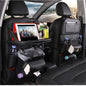 Luxury PU Leather Car Backseat Organizer with Foldable Table – Multi-Functional Car Seat Storage.