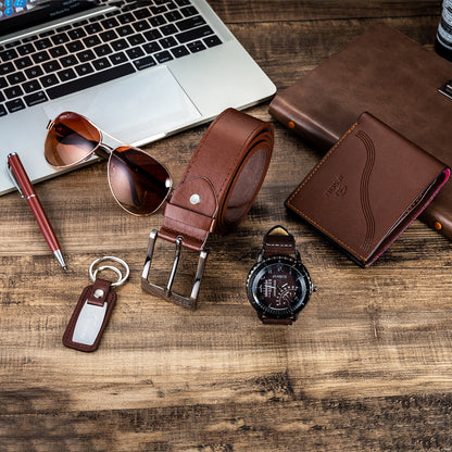 Stylish Men Wrist Watch Wallet Sunglasses Suit Gift - Hiccupzz