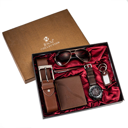 Stylish Men Wrist Watch Wallet Sunglasses Suit Gift - Hiccupzz