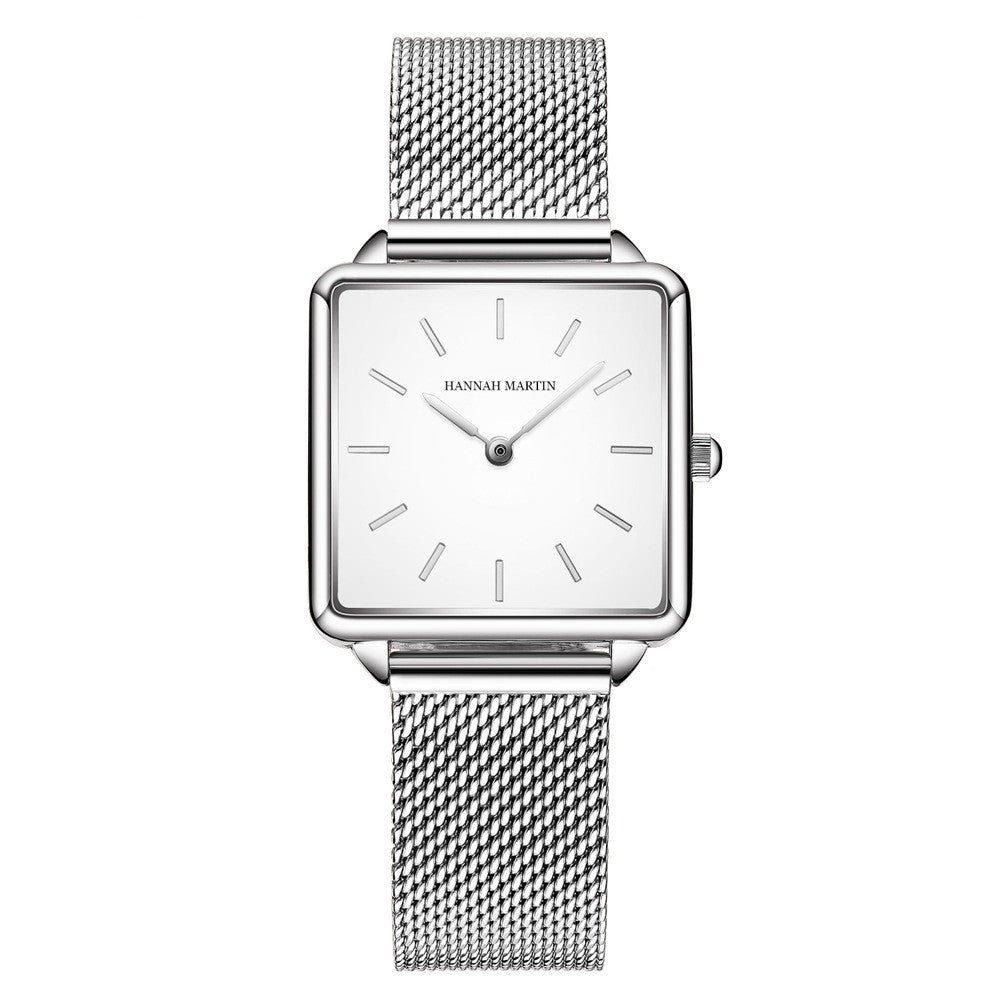 Fashion Small Square Watch Women's Watch Japanese Movement Students Square Women's Watch