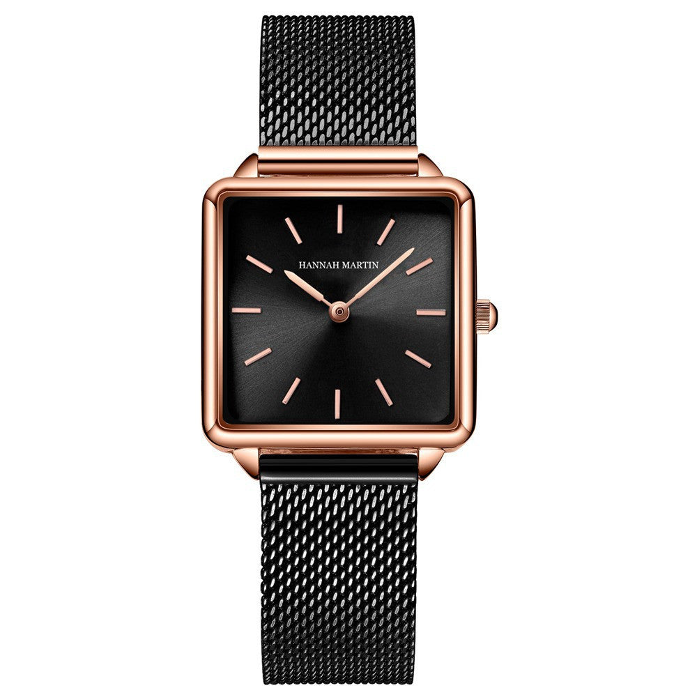 Fashion Small Square Watch Women's Watch Japanese Movement Students Square Women's Watch