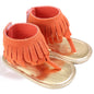 Baby Girl Toddler Shoes Multicolor Tassel Soft Sole Flip-flop Sandals Toddler Shoes - Hiccupzz