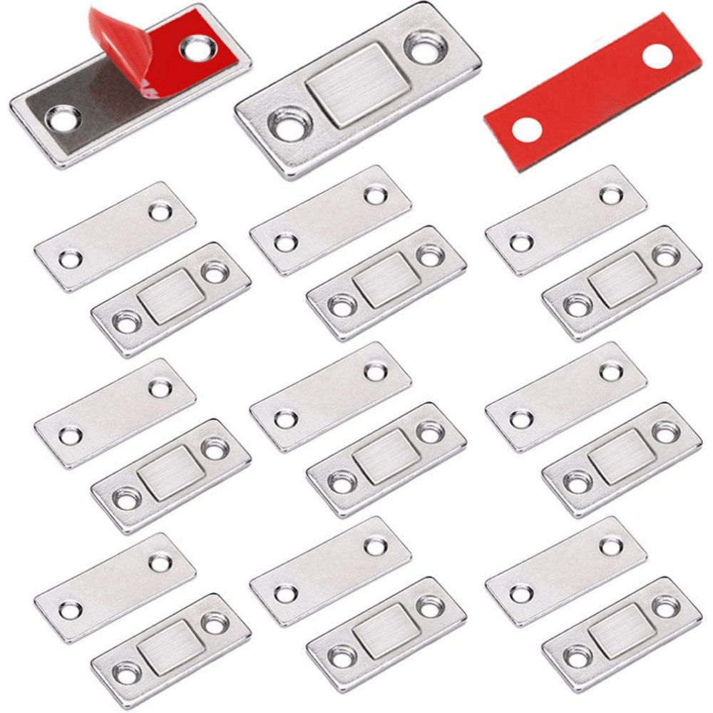 5 Pcs Set Cabinet Magnetic Connectors - Ultra-Thin Door Magnetic Clasps for Drawer Bonding