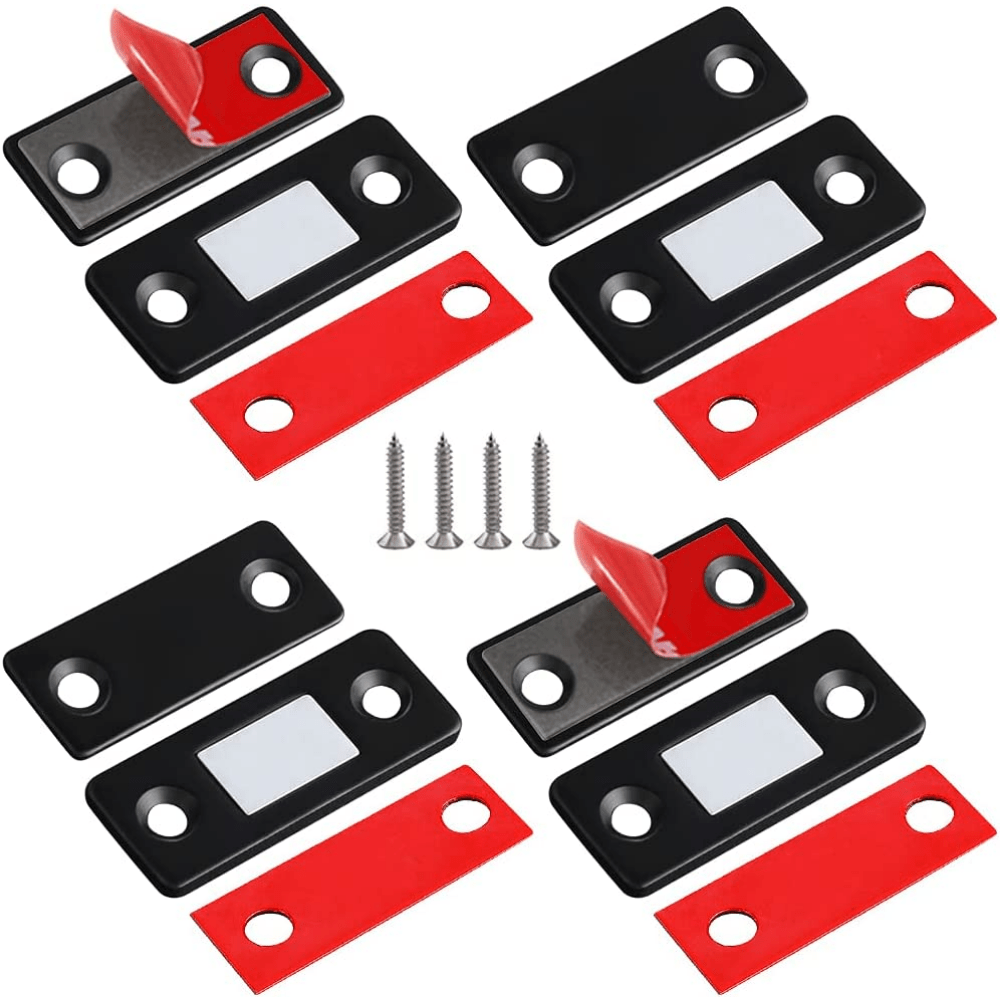 5 Pcs Set Cabinet Magnetic Connectors - Ultra-Thin Door Magnetic Clasps for Drawer Bonding