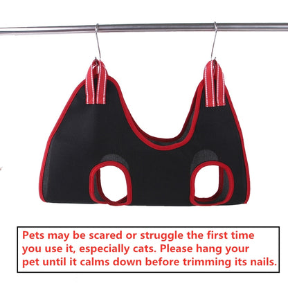Pet Grooming Hammock For Dog & Cat, Cat Hammock Restraint Bag For Bathing Trimming Nail Clipping - Hiccupzz