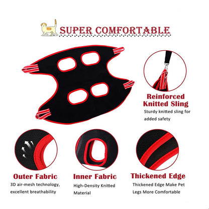 Pet Grooming Hammock For Dog & Cat, Cat Hammock Restraint Bag For Bathing Trimming Nail Clipping - Hiccupzz