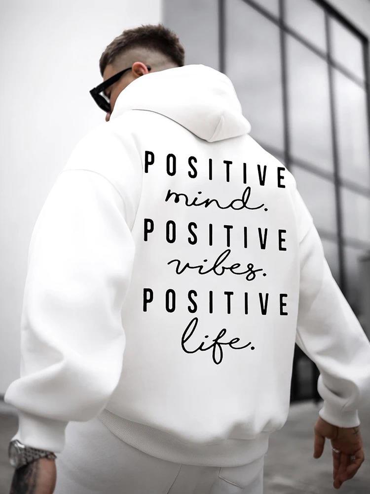 Autumn and Winter Fashion English Letter Printed Hoodie  Cot