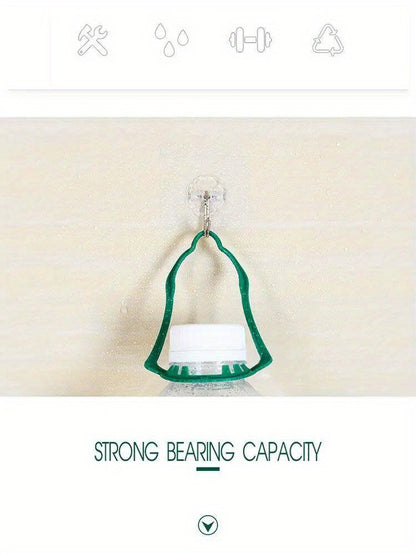 Punch-Free Wall Hook (1/5/10pcs): Self-Adhesive Plastic Hook for Keys, Hats, Towels, and Sundries - Storage Solution for Bathroom, Bedroom, Office, and Kitchen - Hiccupzz