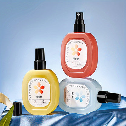 Nicor Clothes Mite Removal Fragrance Spray, 4.06oz, Long-Lasting and Antistatic, Freshens Air and Fabrics for Pillows, Couches, Towels - Hiccupzz