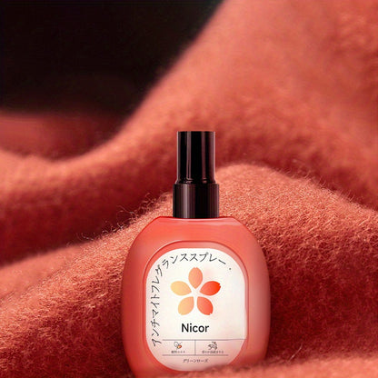 Nicor Clothes Mite Removal Fragrance Spray, 4.06oz, Long-Lasting and Antistatic, Freshens Air and Fabrics for Pillows, Couches, Towels - Hiccupzz