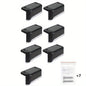 7-Pack Waterproof Solar Deck Lights, Warm White LED for Outdoor Stairs, Fence, Garden, Patio, Balcony, and Pathway Decor - Hiccupzz