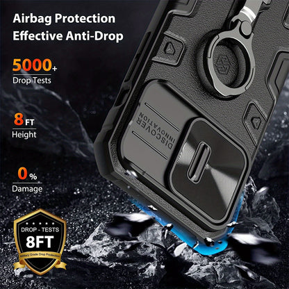 Wefor Case for iPhone 14 Pro Max Case with Stand, Slide Camera Cover, Military Grade Shockproof Portective Case Compatible with MagSafe Wireless Charger&Magnetic Car Mount Holder - Hiccupzz