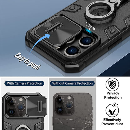 Wefor Case for iPhone 14 Pro Max Case with Stand, Slide Camera Cover, Military Grade Shockproof Portective Case Compatible with MagSafe Wireless Charger&Magnetic Car Mount Holder - Hiccupzz