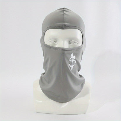 UV Protection Punk Style Balaclava – Dollar Print Breathable Full Face Mask Helmet Liner for Cycling, Skiing, Hiking, Fishing, and Outdoor Sports - Hiccupzz