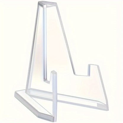 Acrylic Easel Stands: Clear Mini Display Holders (2/6/10/12 pcs) for Coins, Pocket Watches, Capsules, and Medals - Hiccupzz