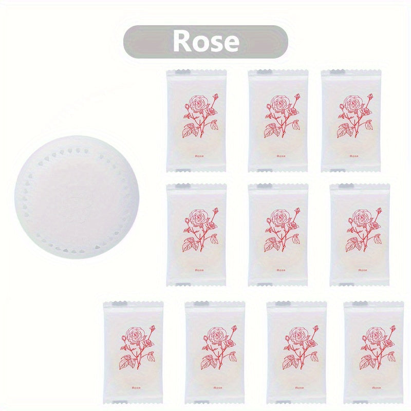 10pcs Long-Lasting Aromatherapy Air Fresheners with Extra Shell - Fragrant Solid Deodorizer Tablets for Home, Car, Bathroom, Bedroom, Wardrobe, and Toilet Odor Removal