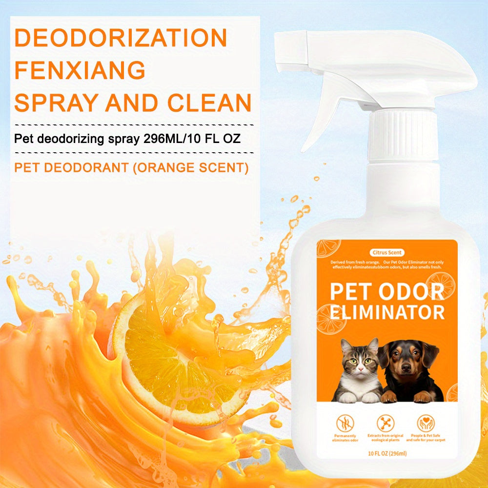 Spray eliminador de olores para mascotas de 10,14 oz: potente desodorante para perros y gatos, seguro para muebles, pisos y ropa