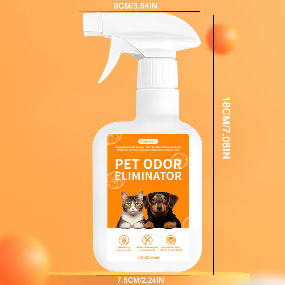 Spray eliminador de olores para mascotas de 10,14 oz: potente desodorante para perros y gatos, seguro para muebles, pisos y ropa