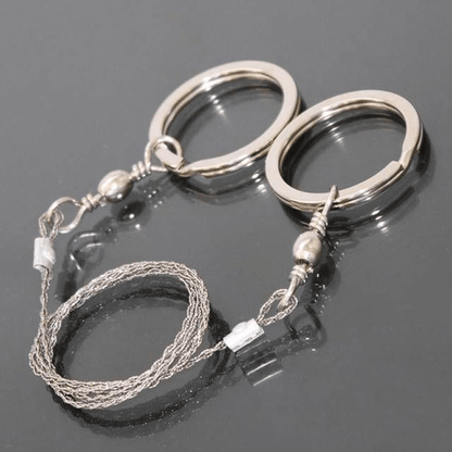 Portable Stainless Steel Survival Chain Saw - Manual Outdoor Wire Saw for Camping, Hiking, and Backpacking - Hiccupzz