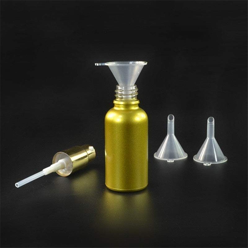 Mini Plastic Funnels (10-Pack): Multipurpose for Bottle Filling, Essential Oils, Perfume, Spices, Sand Art, and Powder Transfer