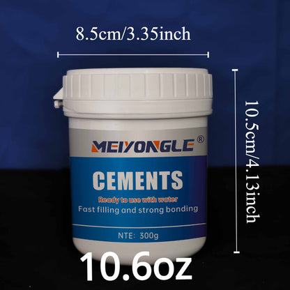 Super Strong Cement Repair, Waterproof Anti-Cracking High Temperature Resistant Cement for Wall & Floor, Home Repair Tool, Tile Decoration Concrete