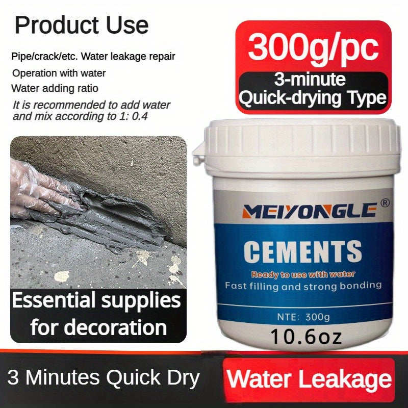 Super Strong Cement Repair, Waterproof Anti-Cracking High Temperature Resistant Cement for Wall & Floor, Home Repair Tool, Tile Decoration Concrete