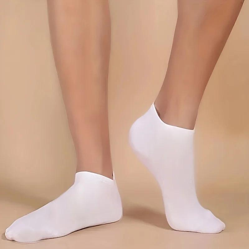 Unisex Low Cut Ankle Socks - 10/20/40 Pairs, Black, White, Grey