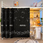 1 Pc Starry Night Bed Curtain - Blackout Dorm Room Window Divider, Polyester, Machine Washable, Mixed Colors