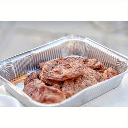 50-Pack Extra Heavy Duty Full-Size Aluminum Foil Pans – 21"x13" - Hiccupzz