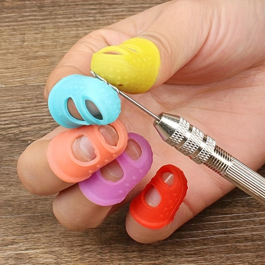 5/10pcs Thick Silicone Finger Cots – Money Counting and Page Turning Grip